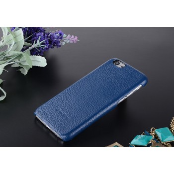 Кожаный чехол накладка Back Cover для Iphone 6 Plus/6s Plus Синий