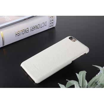 Кожаный чехол накладка Back Cover для Iphone 6 Plus/6s Plus Белый