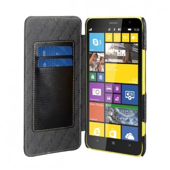 Кожаный чехол горизонтальная книжка с отделением для карт для Nokia Lumia 1320