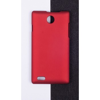 Пластиковый матовый непрозрачный чехол для MTS Smart Start Красный