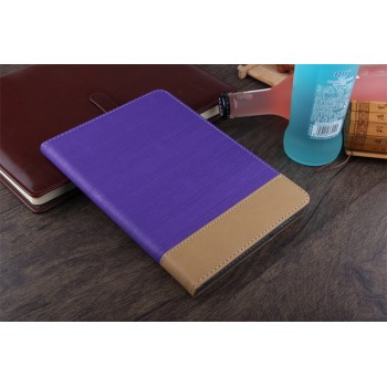 Текстурный дизайнерский чехол подставка на поликарбонатной основе для Nokia N1 Фиолетовый