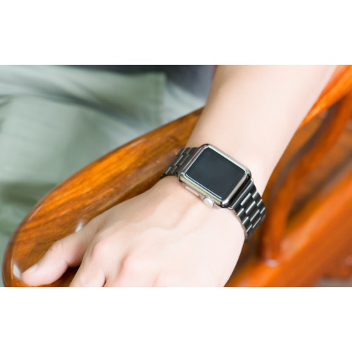 Ультратонкая 0.6 мм поликарбонатная накладка с металлизированным покрытием для Apple Watch 42мм