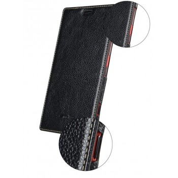 Кожаный чехол горизонтальная книжка с отделением для карт для Nokia Lumia 1520 Черный