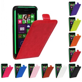 Чехол вертикальная книжка на пластиковой основе для Nokia Lumia 630/635
