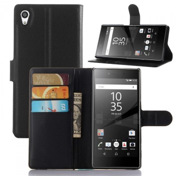 Чехол портмоне подставка с защелкой для Sony Xperia Z5
