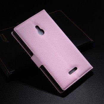 Чехол портмоне подставка с защелкой для Nokia XL Розовый