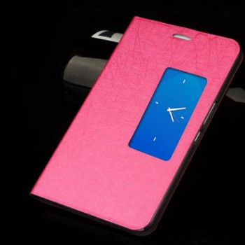 Чехол подставка с окном вызова для планшета Huawei MediaPad X1 Розовый
