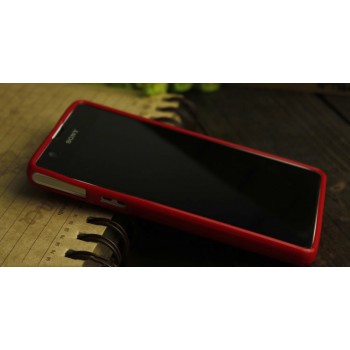 Силиконовый непрозрачный чехол для Sony Xperia ZR Красный