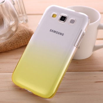 Пластиковый градиентный полупрозрачный чехол для Samsung Galaxy Win Желтый
