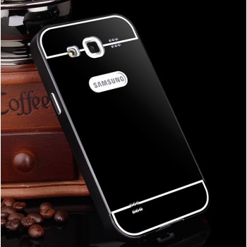 Двухкомпонентный чехол с металлическим бампером и поликарбонатной накладкой для Samsung Galaxy Win