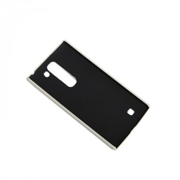 Чехол накладка с отделением для карты и кожаным покрытием для LG Magna Белый