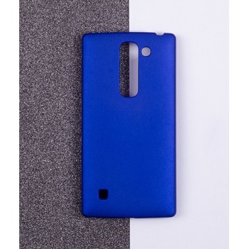 Пластиковый матовый непрозрачный чехол для LG Magna Синий