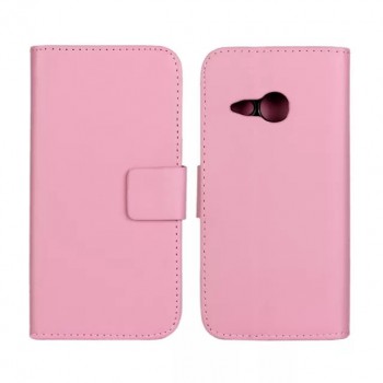 Чехол портмоне подставка с защелкой для HTC One mini 2 Розовый