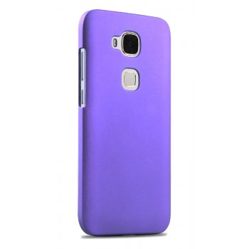 Пластиковый матовый непрозрачный чехол для Huawei G8 Фиолетовый
