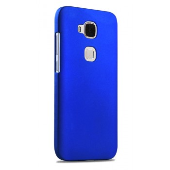 Пластиковый матовый непрозрачный чехол для Huawei G8 Синий