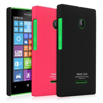 Пластиковый матовый непрозрачный чехол с повышенной шероховатостью для Microsoft Lumia 532