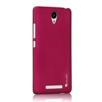 Пластиковый матовый чехол Металлик для Xiaomi RedMi Note 2 Фиолетовый