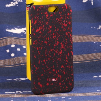 Пластиковый матовый дизайнерский чехол с голографическим принтом Звезды для HTC One A9 Красный