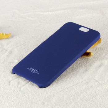 Пластиковый матовый чехол с повышенной шероховатостью для HTC One A9 Синий