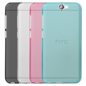 Силиконовый матовый полупрозрачный чехол для HTC One A9