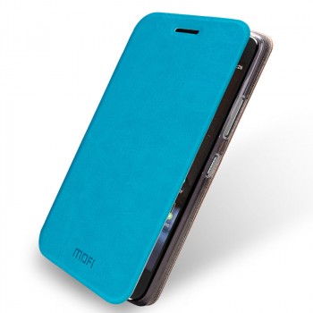 Чехол флип подставка водоотталкивающий для HTC One A9 Голубой