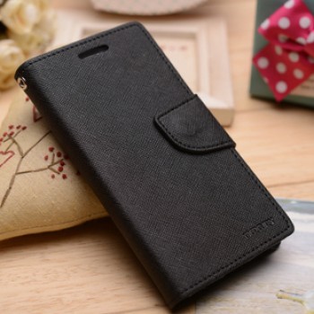 Дизайнерский текстурный чехол портмоне подставка на силиконовой основе с магнитной защелкой для Sony Xperia Z5 Premium Черный