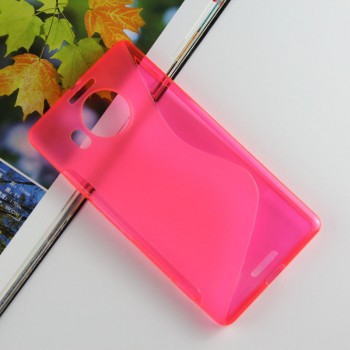 Силиконовый S чехол для Microsoft Lumia 950 XL Розовый