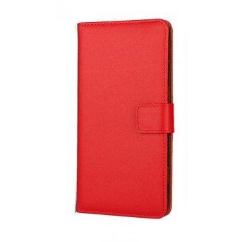 Чехол портмоне подставка с защелкой для Microsoft Lumia 950 XL Красный