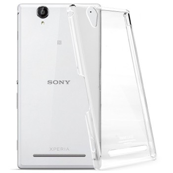 Пластиковый транспарентный чехол для Sony Xperia T2 Ultra