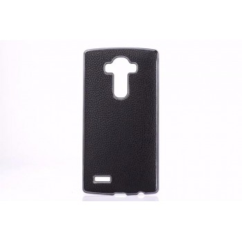 Дизайнерский поликарбонатный чехол текстура Кожа для LG G4 S Черный
