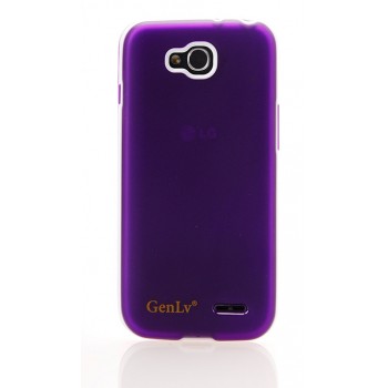 Силиконовый матовый чехол для LG L90 Фиолетовый