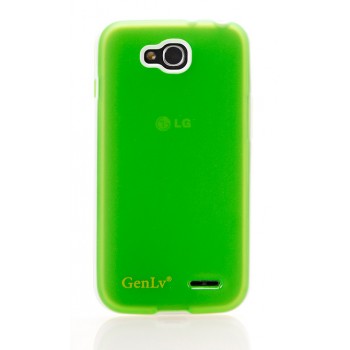 Силиконовый матовый чехол для LG L90 Зеленый