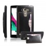 Дизайнерский чехол накладка с отделениями для карт и подставкой для LG G4 S, цвет Черный
