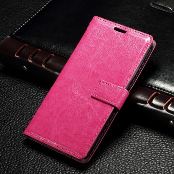 Глянцевый чехол портмоне подставка с защелкой для LG V10 Розовый