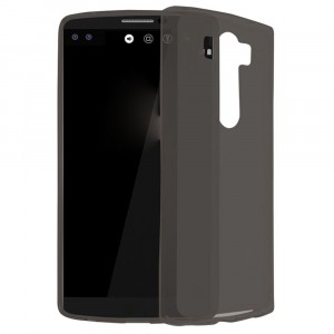 Силиконовый матовый полупрозрачный чехол для LG V10