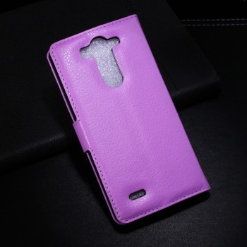 Чехол портмоне подставка с защелкой для LG G3 S Фиолетовый