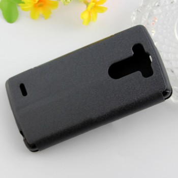 Текстурный чехол флип подставка на силиконовой основе присоске для LG G3 S Черный