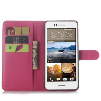 Чехол портмоне подставка с защелкой для HTC Desire 728 Пурпурный