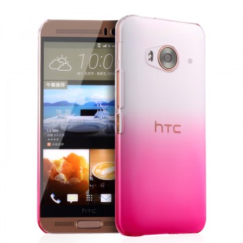 Пластиковый градиентный полупрозрачный чехол для HTC One ME Пурпурный