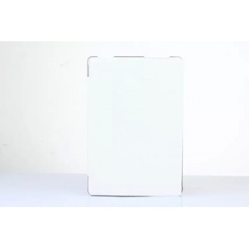 Чехол флип подставка сегментарный на поликарбонатной основе текстура Линии для ASUS ZenPad 10 Белый