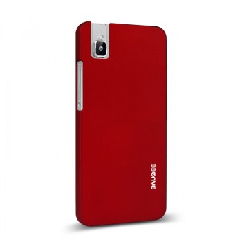 Пластиковый матовый непрозрачный чехол для Huawei ShotX Красный
