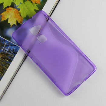 Силиконовый матовый чехол с нескользящей текстурой S для Huawei Mate S Фиолетовый