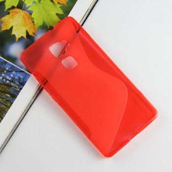 Силиконовый матовый чехол с нескользящей текстурой S для Huawei Mate S Красный