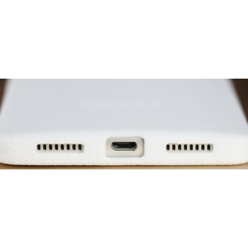Силиконовый матовый непрозрачный чехол с нескользящим софт-тач покрытием для Huawei Mate S Белый