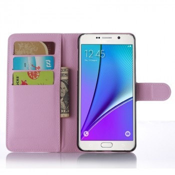 Чехол портмоне подставка с магнитной защелкой для Samsung Galaxy A7 (2016) Розовый