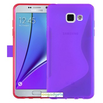 Силиконовый S чехол для Samsung Galaxy A5 (2016) Фиолетовый