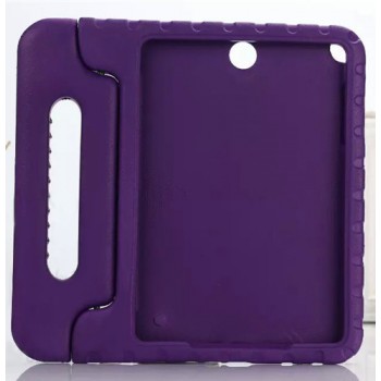 Ударостойкий детский силиконовый гиппоалергенный чехол с подставкой для Samsung Galaxy Tab A 9.7 Фиолетовый