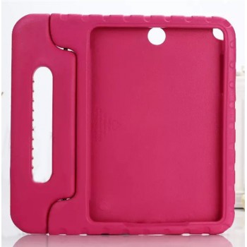 Ударостойкий детский силиконовый гиппоалергенный чехол с подставкой для Samsung Galaxy Tab A 9.7 Розовый