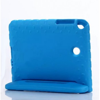 Ударостойкий детский силиконовый гиппоалергенный чехол с подставкой для Samsung Galaxy Tab A 9.7 Синий