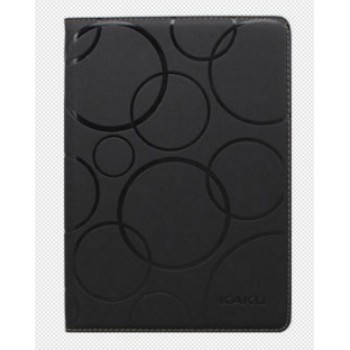 Чехол книжка подставка текстура Узоры на поликарбонатной основе для Samsung Galaxy Tab A 8 Черный